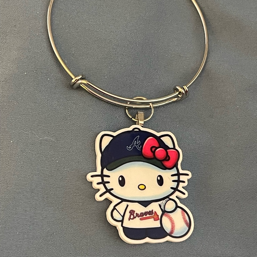 Hello Kitty Baseball Charm Bracelet